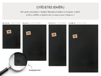 Tábla utazási mágnesekhez méretben 30×70 cm