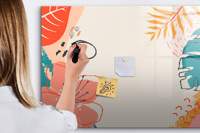 Írható mágneses tábla Hawaii növények