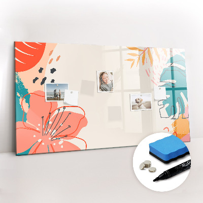 Írható mágneses tábla Hawaii növények