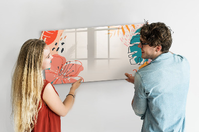 Írható mágneses tábla Hawaii növények