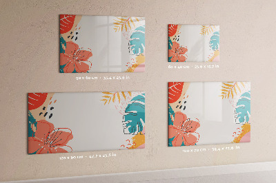 Írható mágneses tábla Hawaii növények