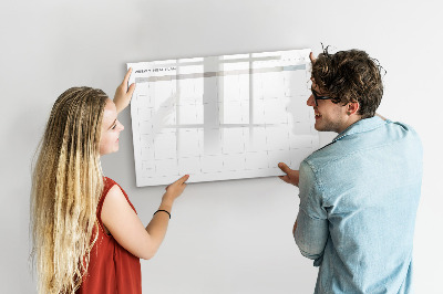 Mágneses írótábla Minimalista menü