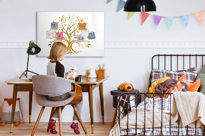 Törölhető tábla Arany fa