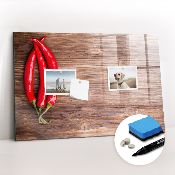 Mágneses tábla markerrel Paprika