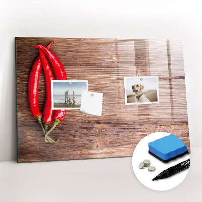 Mágneses tábla markerrel Paprika