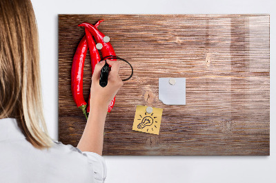 Mágneses tábla markerrel Paprika