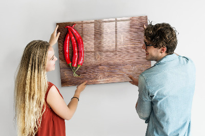 Írható mágneses tábla Paprika