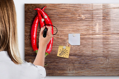 Mágneses tábla markerrel Paprika