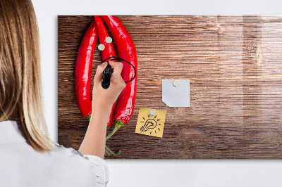 Mágneses tábla markerrel Paprika
