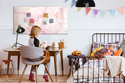 Írható mágneses tábla Akvarell szirmok