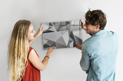 Mágneses tábla markerrel 3D absztrakció