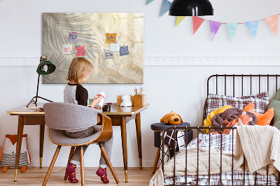 Törölhető tábla Egy pálmafa árnyéka a homokban