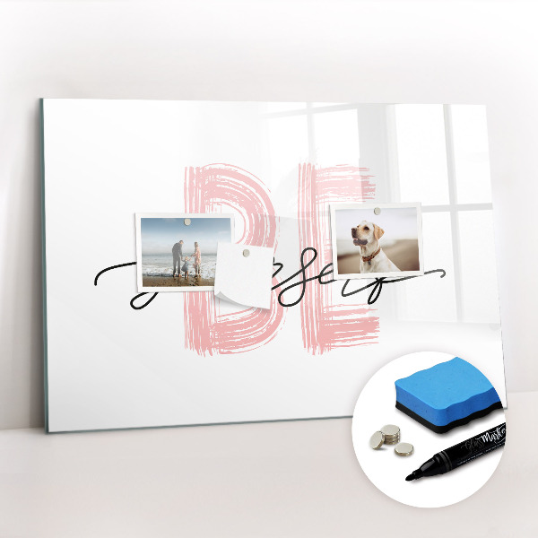 Írható mágneses tábla Felirat légy önmagad