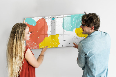 Írható mágneses tábla pop absztrakció