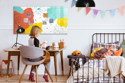 Írható mágneses tábla pop absztrakció