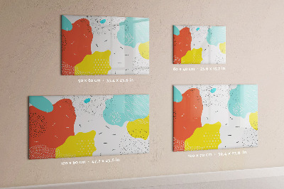 Írható mágneses tábla pop absztrakció