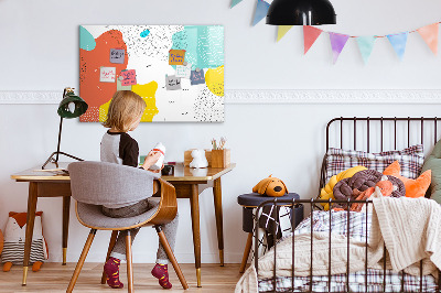 Írható mágneses tábla pop absztrakció