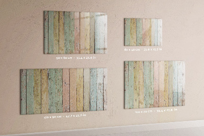 Írható mágneses tábla Színes táblák