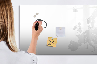 Mágneses tábla markerrel Európa térkép