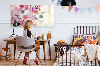 Írható mágneses tábla Tavaszi virágok