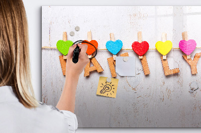 Törölhető tábla Családi felirat