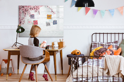 Írható mágneses tábla Tavaszi virágok