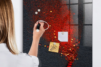Mágneses tábla gyerekeknek Paprika por