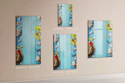 Mágneses tábla filctollal Strand készlet