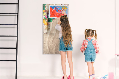 Mágneses törölhető tábla Homokos tengerpart