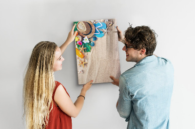 Mágneses törölhető tábla Homokos tengerpart