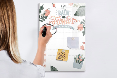 Mágneses törölhető tábla Dekoratív lista