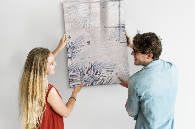 Mágneses tábla filctollal Pálma levelek