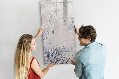 Mágneses tábla filctollal Pálma levelek