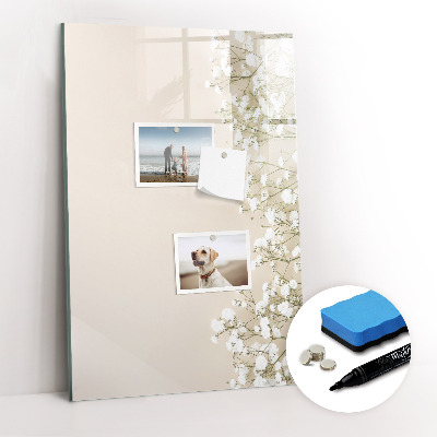 Mágneses törölhető tábla Finom virágok