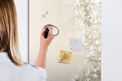 Mágneses törölhető tábla Finom virágok