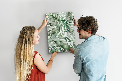 Mágneses tábla filctollal Akvarell levelek