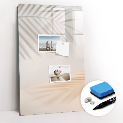 Mágneses tábla filctollal Pálma levelek árnyéka