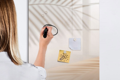 Mágneses tábla filctollal Pálma levelek árnyéka