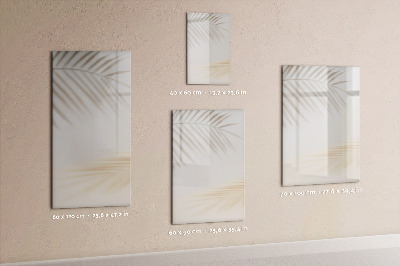 Mágneses tábla filctollal Pálma levelek árnyéka