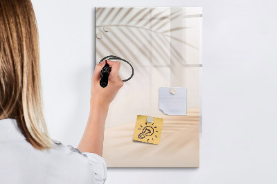 Mágneses tábla filctollal Pálma levelek árnyéka