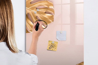 Mágneses törölhető tábla Arany levelek
