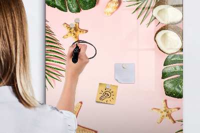 Mágneses törölhető tábla Nyári keret