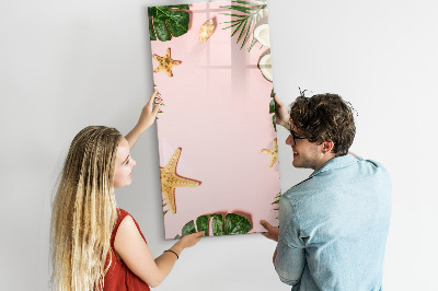 Mágneses törölhető tábla Nyári keret