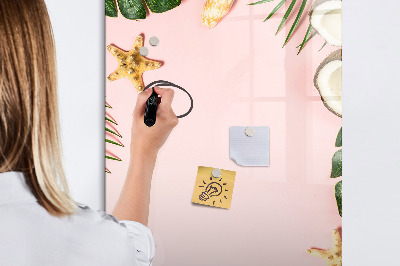 Mágneses törölhető tábla Nyári keret