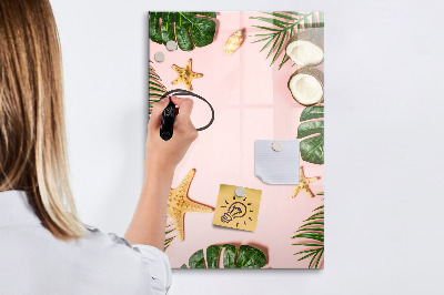 Mágneses törölhető tábla Nyári keret