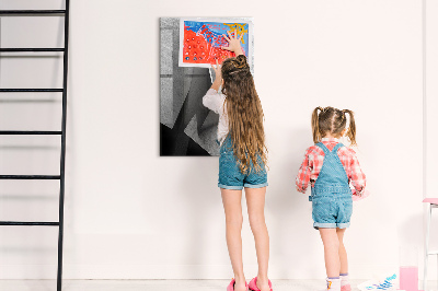 Mágneses tábla filctollal Geometriai absztrakció