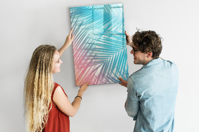 Mágneses tábla filctollal Pálma levelek