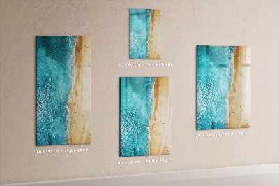 Mágneses tábla filctollal Tengerpart