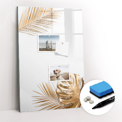 Mágneses törölhető tábla Arany levelek