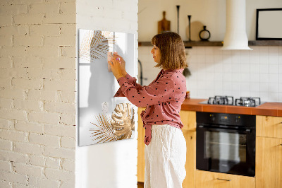 Mágneses törölhető tábla Arany levelek